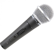 Microfono Dinamico Cardioide Ideal P/Voces, C/ Switch SHURE SM58S