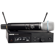 Sist Inalambrico de Mano, UHF (632-695 MHz), Frec Variable, SHURE QLXD24AR/B87A-L50