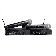 Sistema Inalambrico Digital Doble| de Mano c/ 2 x SM58| UHF SHURE SLXD24DAR/SM58-G58