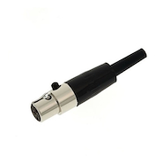 Ficha Conector Mini Cannon 4 Pines ,Hembra, Ta4f SHURE WA330