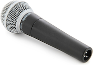 Microfono Dinam. Cardioide ideal p/ voces SHURE SM58-LC