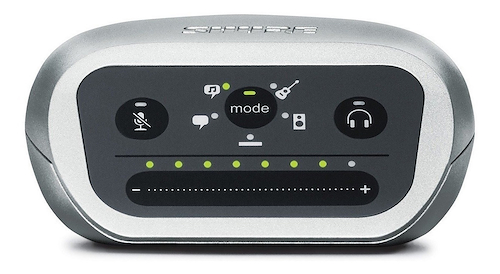 Interfase | Digital p/iOS/Android/Mac/PC | Entr XLR/Plug | 5 SHURE MVI/A-LTG - $ 228.702