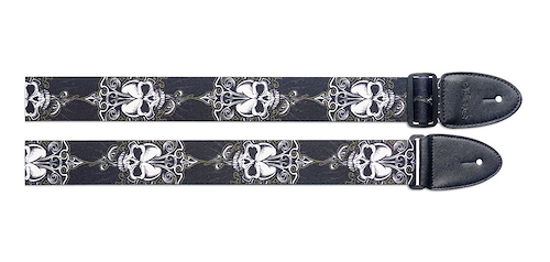 Correa De Tela - Puntera De Cuero - Black Skull STAGG STEBLACKSKULL - $ 19.403