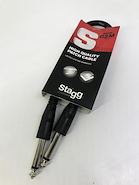Cable PLUG-PLUG 5mm. - 0,30 mts. STAGG SPC030