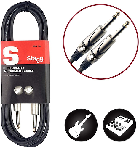 Cable PLUG PLUG Standard  - 3 Mts. STAGG SGC3DL - $ 9.754