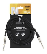 Cable Pro PLUG-PLUG standard neutrik 6mm. - 3mts con SWITCH STAGG NGC3SWR