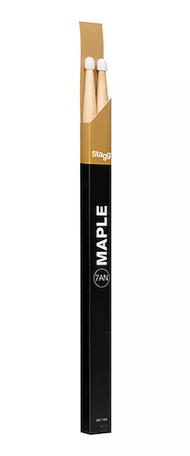 Palillos Maple Series 7A Punta De Nylon STAGG SM7AN - $ 4.617