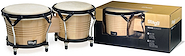 Bongoe Latin Madera 7.5 & 6.5 Rims, Inc. llave p/afinar. Nat STAGG SB-200N