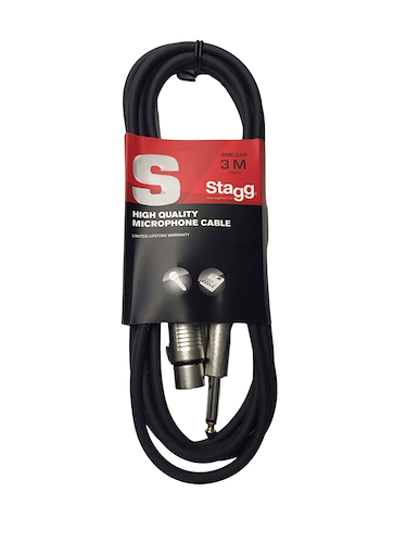 Cable PLUG CANON standard - 3 mts. STAGG SMC3XP - $ 8.322
