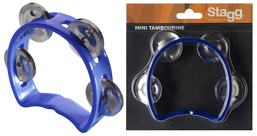 Aro de percusión 4 sonajas - COLOR AZUL STAGG TABMINIBL - $ 8.408