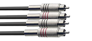 Cable 2Xrca Mini Plug-2Xrca Mini Plug - 3 Mts. STAGG STC3C