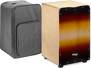 CAJON PERUANO CON FUNDA - TAPA SUNBURST STAGG CAJ50MSB