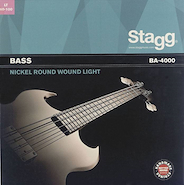Encordado 4 CUERDAS BASS SET NIQUEL ROUND WOUND/LT STAGG BA4000