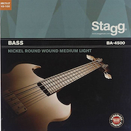 Encordado 4 CUERDAS BASS SET NIQUEL ROUND WOUND/MD.LT STAGG BA4500