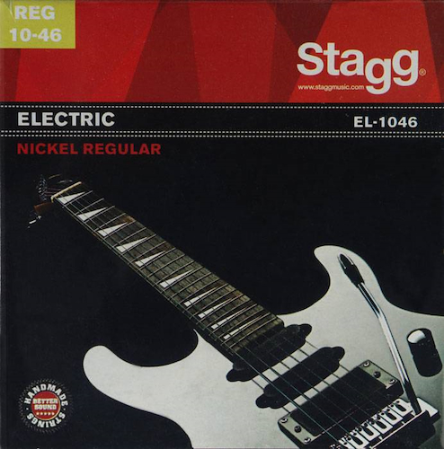Encordado P/Electrica Nickel Plated Steel 10 46 STAGG EL1046 - $ 7.887