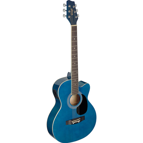 GUITARRA ELECTROACUSTICA STAGG CON CORTE-EQ 5 CON AFINADOR-C STAGG SA20ACEBL - $ 291.351