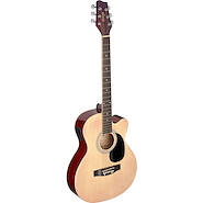 GUITARRA ELECTROACUSTICA STAGG CON CORTE-EQ 5 CON AFINADOR-C STAGG SA20ACENAT