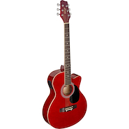 GUITARRA ELECTROACUSTICA STAGG CON CORTE-EQ 5 CON AFINADOR-C STAGG SA20ACERED