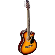 GUITARRA ELECTROACUSTICA STAGG CON CORTE-EQ 5 CON AFINADOR-C STAGG SA20ACESNB