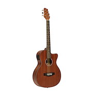 GUITARRA ELECTROACUSTICA STAGG CAOBA CON CORTE-EQ 5 CON AFIN STAGG SA25ACEMAHO