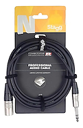 Cable CANON MACHO PLUG STEREO  6 mm - 6 mts. STAGG NAC6PSXMR