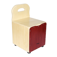 CAJON PERUANO PARA CHICOS CON RESPALDO - TAPA COLOR ROJO STAGG CAJKIDRD