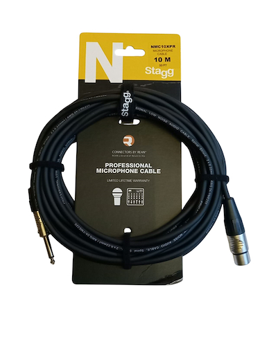Cable Canon Plug Profesional 6Mm 10 Mts STAGG NMC10XP - $ 43.829