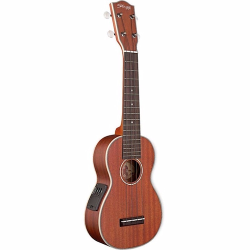 UKELELE TRAD. SOPRANO -CEDAR-MAHO C/EQ STAGG US80SE - $ 154.050