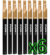 Palillos maple series 5a punta de madera STAGG SM5A PACK X 6