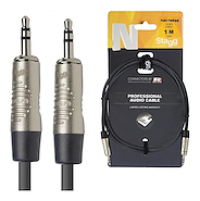 Cable MINI PLUG - MINI PLUG - 1 mts. STAGG NAC1MPSR