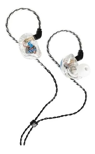 AURICULARES IN EARS STAGG ALTA RESOLUCION 4 DRIVERS TRANSPAR STAGG SPM435TR - $ 83.670
