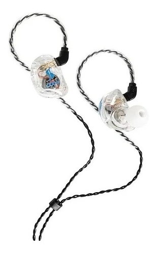AURICULARES IN EARS STAGG ALTA RESOLUCION 4 DRIVERS TRANSPAR STAGG SPM435TR - $ 104.556