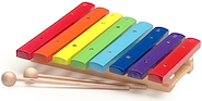 Xilofon de Madera de 8 Notas - de Colores STAGG XYLOJ8RB