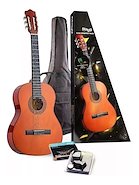 Guitarra Clasica 4/4 - Trastes De Alpaca-Funda,Afinador,Cuer STAGG C542P
