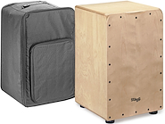 CAJON PERUANO CON FUNDA - TAPA NATURAL STAGG CAJ50MN