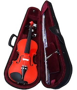 VIOLIN 4/4 MACIZO- TAPA PINO, FONDO MAPLE-4 AFINADORES METAL STRADELLA MV141144RD