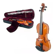 Violin Macizo Tapa Pino, Fondo Maple, 4 Afinadores Metalicos STRADELLA MV1411