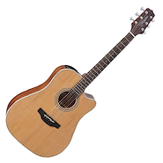 Guitarra electroacustica Dreadnought top Solid Cedar, back a TAKAMINE GD20CENS