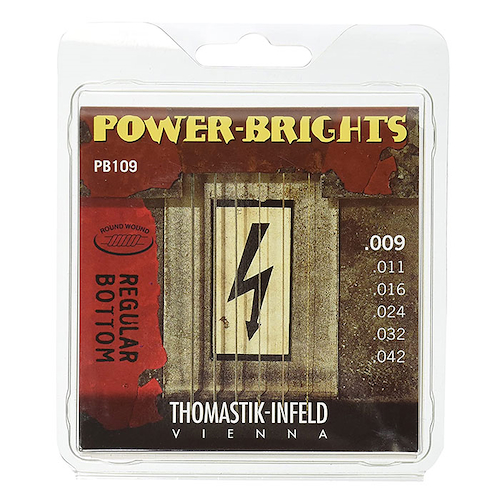 ENCORDADO THOMASTIK DE GUITARRA ELECTRICA POWER BRIGHTS 09 THOMASTIK PB109 - $ 32.800