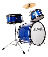 Bateria P/Niño, 3 Cpos, Bombo 12"X10, 6T, T: 8"; Red 8", Pl THUNDER JBJ1044-MB THU