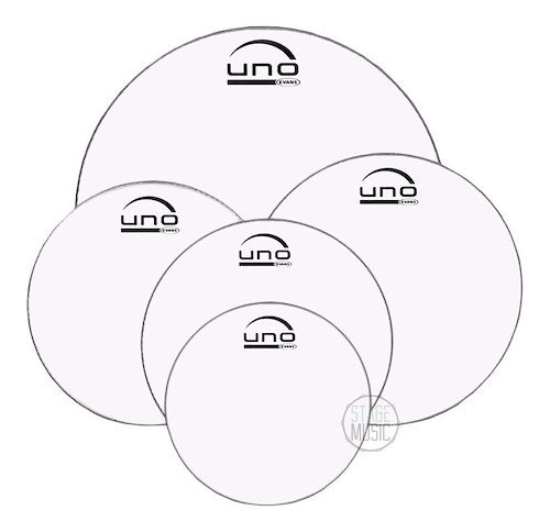 SET PARCHES 22-10-12-14-14 UNO BY EVANS UPG2CLF22 - $ 91.720