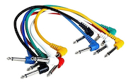 Plug plug interpedal de 6,5 mm en angulo recto 15cm colores WARWICK RCL 30011 D5