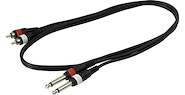 Cable de Conexión. 1M. 2 Plug mono a RCA. WARWICK RCL20931 D4 - $ 7.827