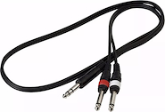 Cable de Conexión.1,8M. Plug a Plug estéreo 6,3mm. WARWICK RCL 20923 D4.