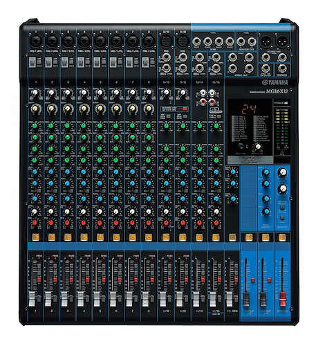 Consolas Analógicas Con Usb Y Efectos 16 Canales: 10 Mic + 1 YAMAHA MG16XU - $ 1.137.561