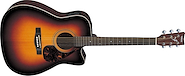 Guitarra Electroacustica Serie Folk Tabacco Brown Sunburst YAMAHA FX370CTBS