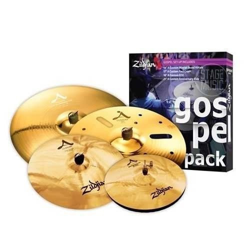 Set Platillos | A Custom Series  | Gospel Pack ZILDJIAN AC0801G - $ 2.337.360