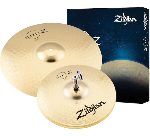 Set Platillos Planet Z 14HiHat - 18 Crash Ride + Par palillo ZILDJIAN ZP1418 - $ 458.949