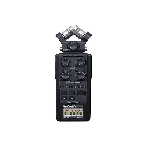 Handy Recorder USB | Grabador Digital 6 canales | 2 mics XY ZOOM PRO H6/BLK - $ 818.386