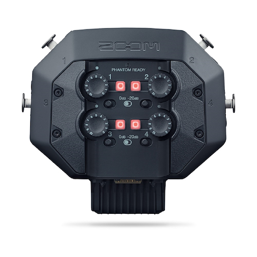 Adaptador | Agrega 4 Entradas XLR/TRS con Preamp  | Compatib ZOOM PRO EXH-8 - $ 258.409